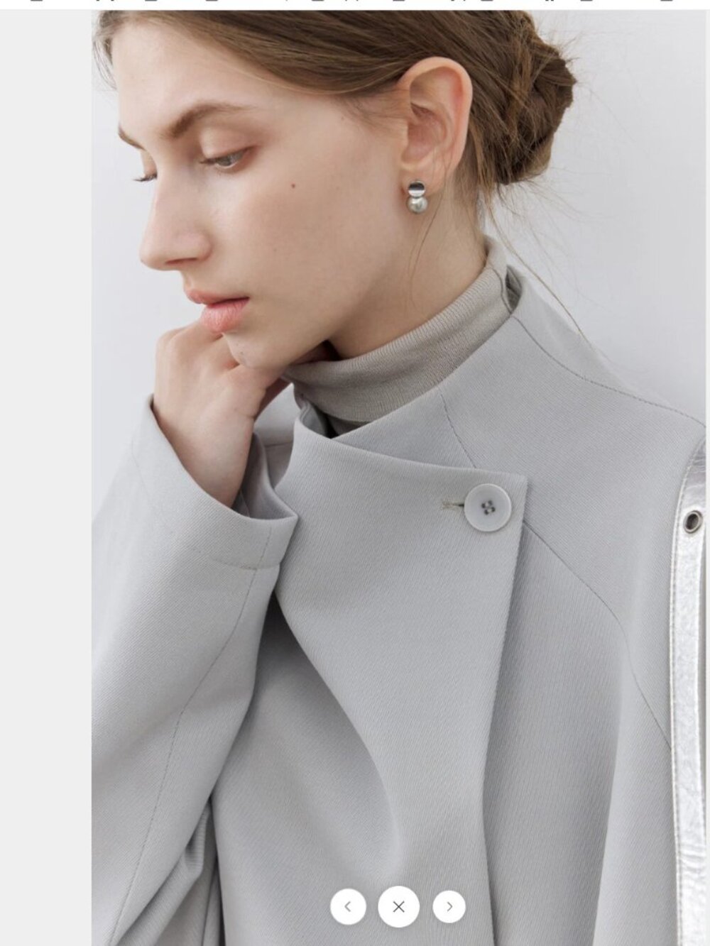 Tageechita Japan SMOOTH FLARE LAPEL TRENCH. NWT - Picture 10 of 14